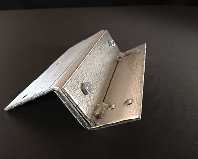 Ventouse 500 Kg - rupture 12 v à contre plaque + support Z renforce + Equerre L