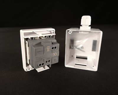 Fusible 70°C thermo Electrique avec boitier support de raccordement