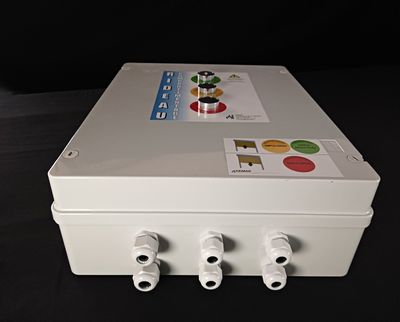 coffret de controle pour rideau 2 moteurs  2 toiles