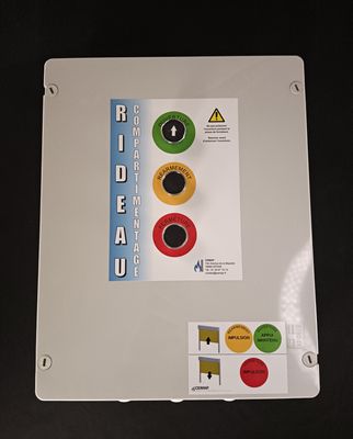 Kit Motorisation de porte coupe feu poids maxi 1,5t. Pret à l'emploi.