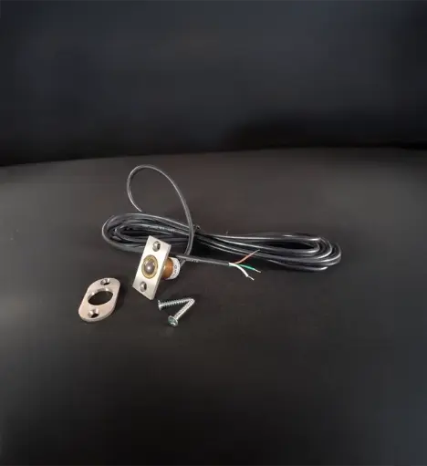 [COFEUILACIER] Interrupteur début/fin de course acier - contact de feuillure à bille- inverseur sortie sur câble